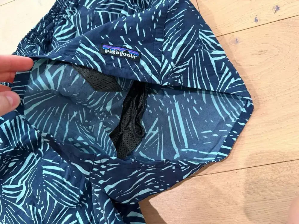 Patagonia Men's Baggies Swim Shorts in Rain Fern Print, Size Medium